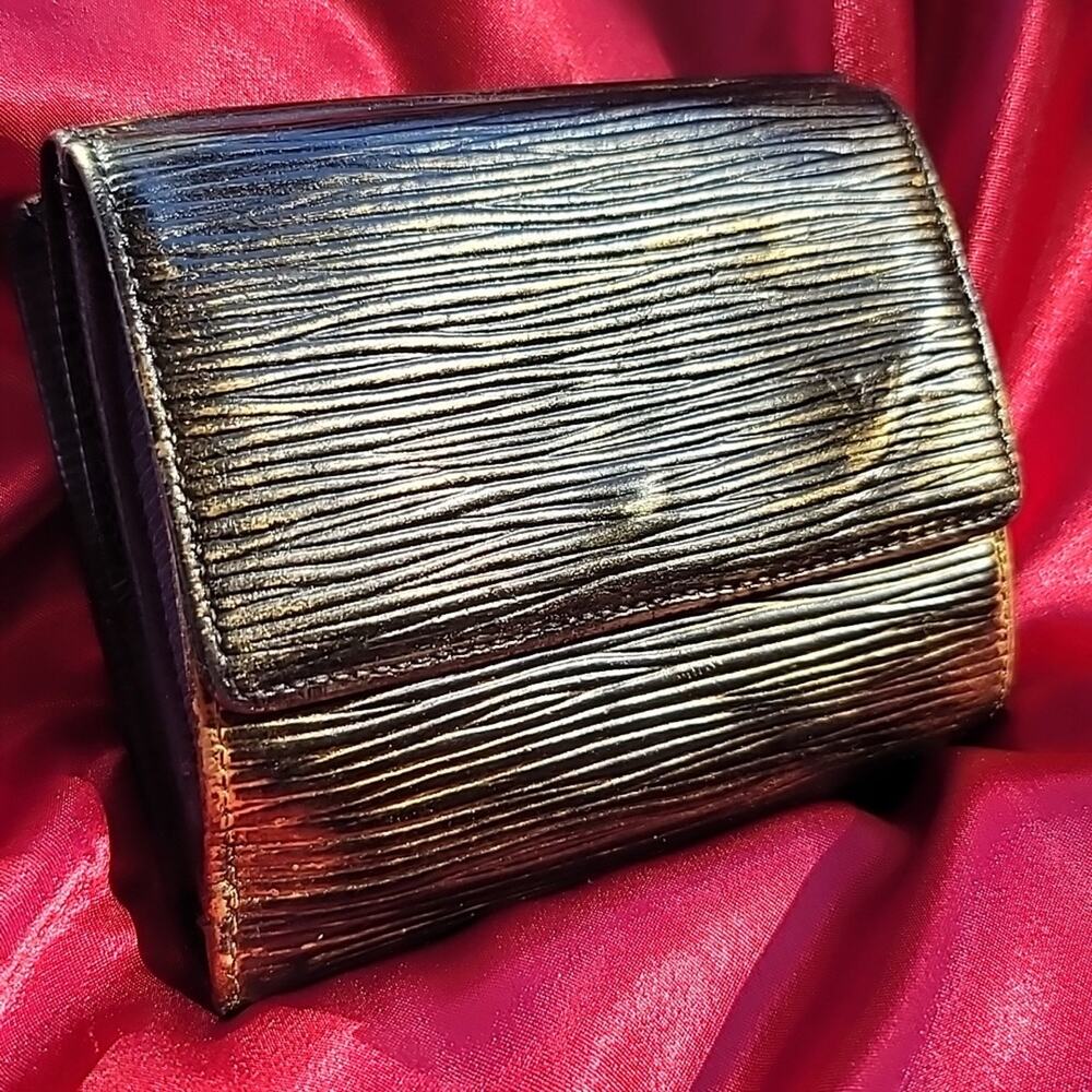 CUSTOM Louis Vuitton Epi 2 Snap Wallet ANTIQUE BRONZE Athentic